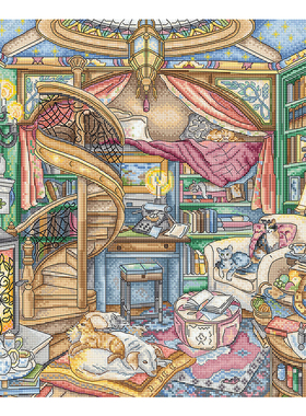 LETI L8084 家庭图书馆 十字绣 saga格式XSD重绘源文件电子图纸