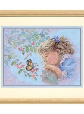 Dim13698 温柔的凝视 十字绣 saga格式XSD重绘源文件电子图纸