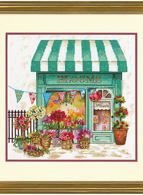 Dim70-35401 花店 十字绣 saga格式XSD重绘源文件电子图纸