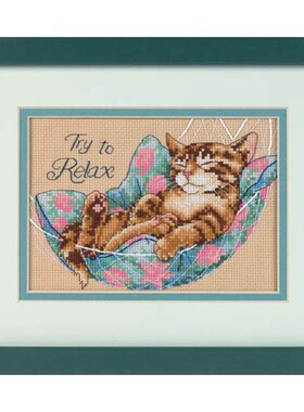 Dim06976 懒猫 十字绣 saga格式XSD重绘源文件电子图纸