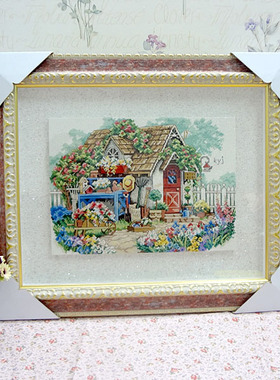 Dim00284园丁花房 十字绣 saga格式XSD重绘源文件电子图纸