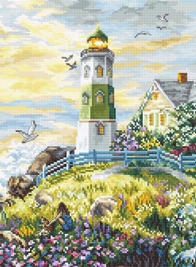 LETI 912 海边日落 十字绣 saga格式XSD重绘源文件电子图纸