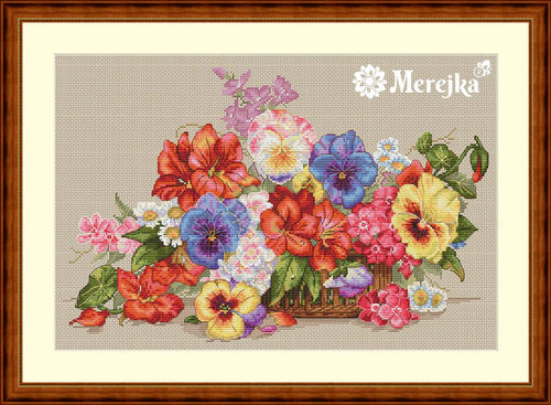 Merejka K-13花园花卉 十字绣 saga格式XSD重绘源文件电子图纸