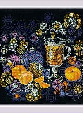 Riolis 2055 橙色心情 十字绣 saga格式XSD重绘电子图纸源文件