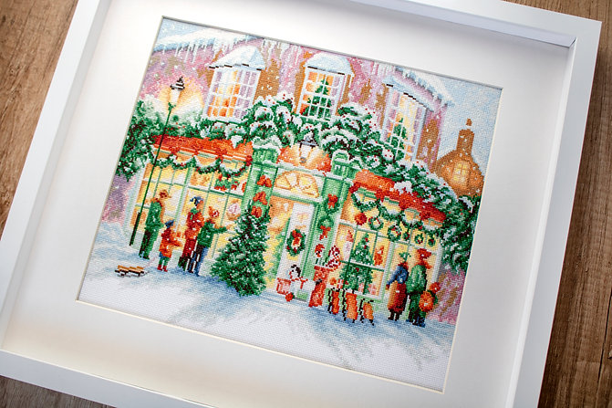 LETI 914 圣诞商店 十字绣 saga格式XSD重绘源文件电子图纸