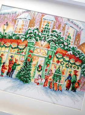 LETI 914 圣诞商店 十字绣 saga格式XSD重绘源文件电子图纸