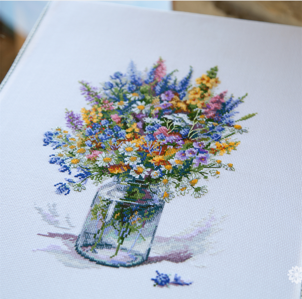 Merejka K-96 蓟花束 十字绣 saga格式XSD重绘源文件电子图纸