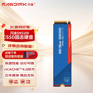 机电脑SSD SN5100固态硬盘m.2笔记本台式 Sandisk闪迪WD Blue
