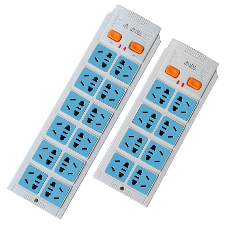 多插孔电脑插排插座8孔12孔多位