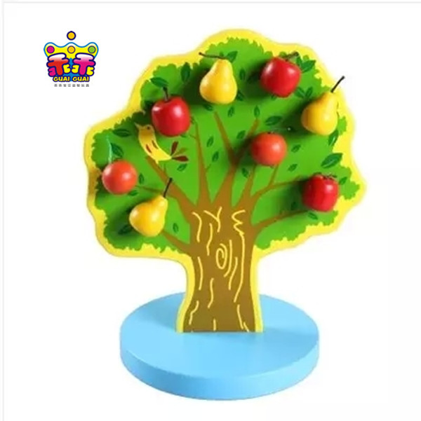 早教木制玩具磁性苹果圣诞树学数数宝宝早教益智教具|ruв категории игрушка/коляска/головоломка/блоки/модель, бусы/головоломка/в паре/демонтаж/бить игрушки, головоломка/деревоплита - от Buy2taobao.com для оказания профессиональной услуги покупки агента Taobao