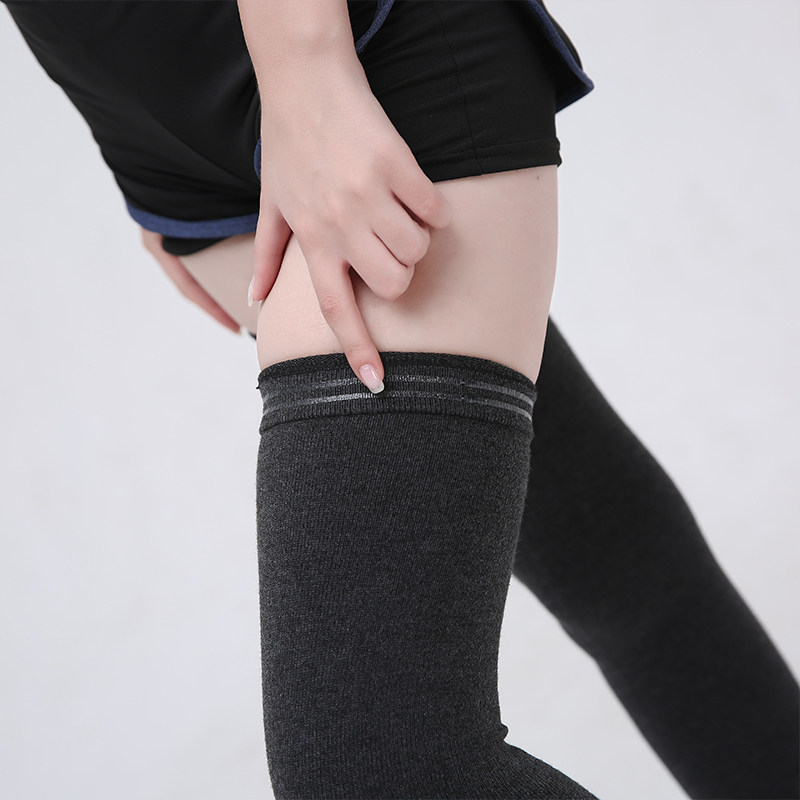 秋冬羊毛加长款护膝保暖老寒腿男女士羊绒护腿过膝盖袜套加厚防寒