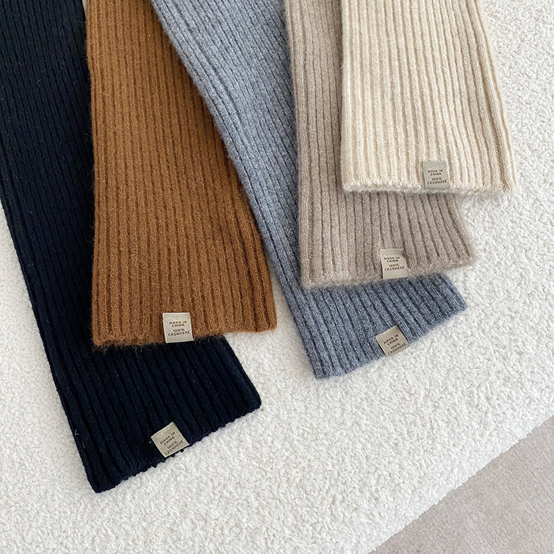 羊绒腿套女护腿防滑袜套护膝保暖长袜子小腿针织堆堆袜过膝长筒袜