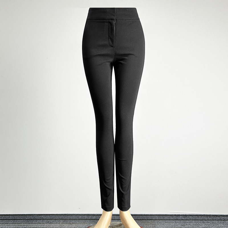 黑色高腰紧身裤健美裤瑜珈裤女2026弹力修身性感显瘦小脚裤铅笔裤