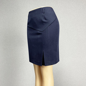 品牌撤柜藏青色半身裙包臀裙女2024高腰修身 一步裙短裙 显瘦职业装