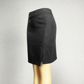 黑色半身裙包臀裙女2024高腰修身 侧开衩短裙一步裙直筒裙工作裙子