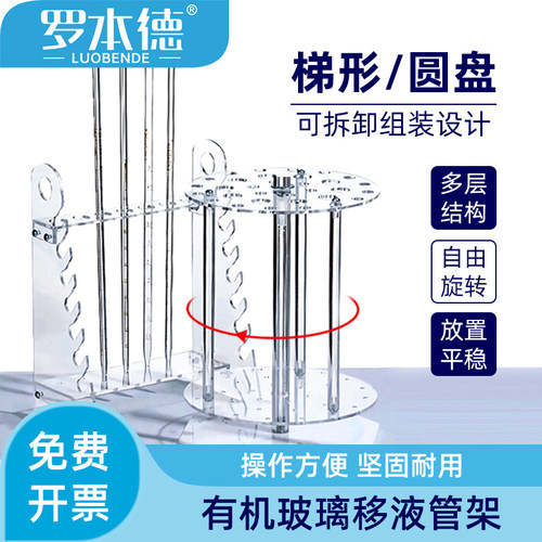 罗本德24孔48孔有机玻璃移液管架
