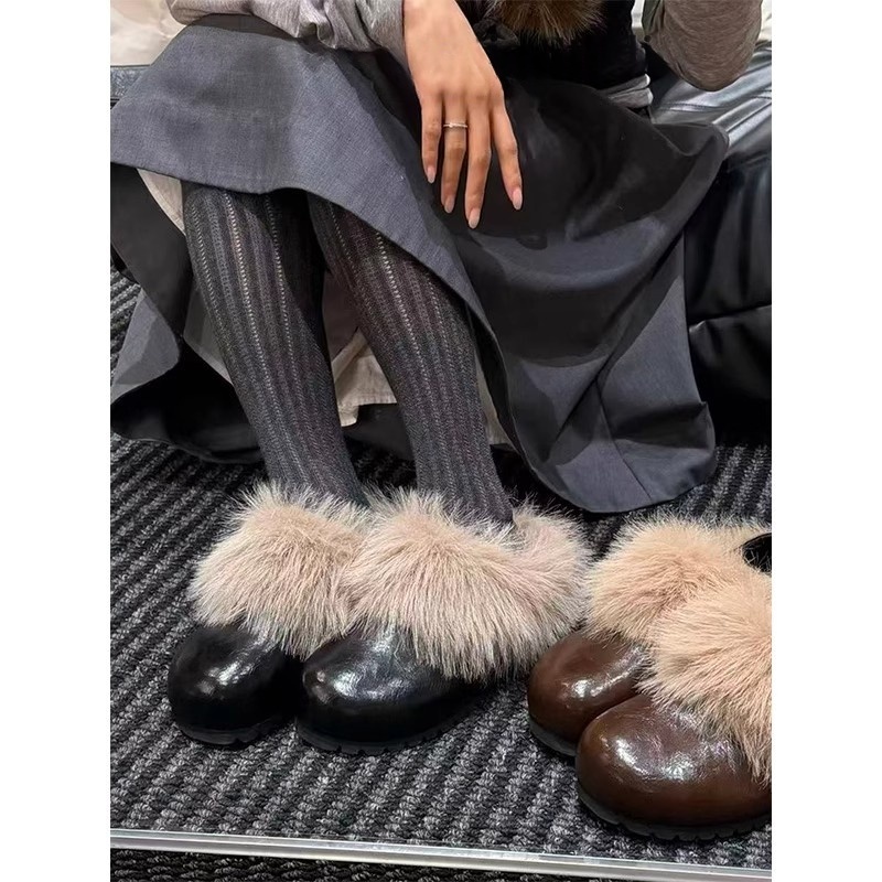 加绒保暖勃肯鞋两穿雪地靴