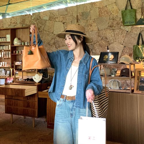 常规衬衣韩版单排扣短外套通勤