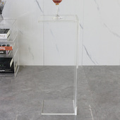 亚克力边几置物客厅沙发几北欧简约高透明角几舒适创意茶几 包邮