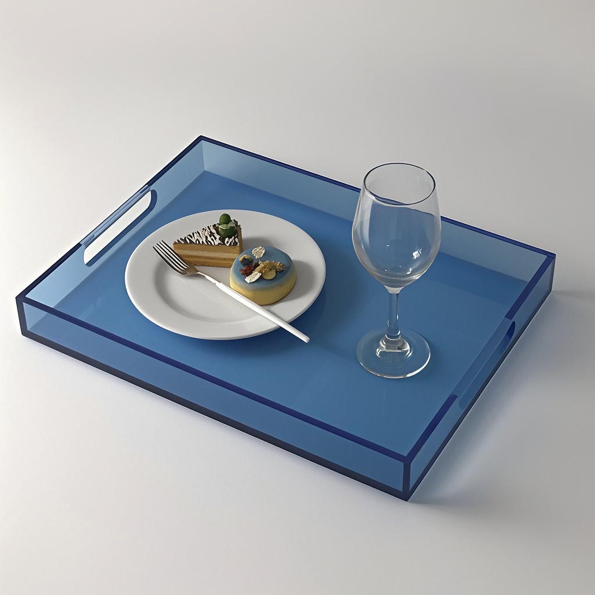 亚克力托盘长方形网红咖啡店水果零食甜点盘酒店样品收纳展示盘,餐饮具,餐用托盘,淘宝优惠券,粉丝福利购,淘宝优惠卷