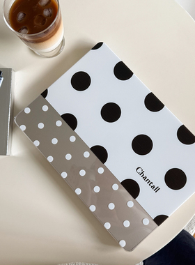 Chantall【黑白波点】苹果Macbook电脑保护壳 13寸air外壳简约时髦14寸防划保护套m4 pro16寸ins风防刮保护壳