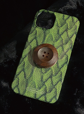 青桃绿色毛衣iPhone14pro手机壳 小众苹果13promax复古手机壳 苹果17promax菲林手机壳