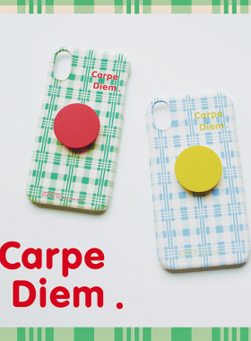 青桃原创格子苹果iPhone11手机壳 情侣潮流Xs保护套11pro磨砂外壳 华为mate60pro手机壳