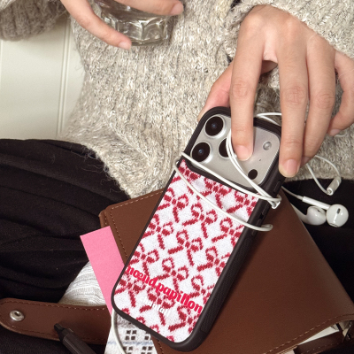 Chantall蝴蝶结毛衣全包17pro壳