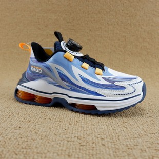 实体品牌男童鞋春秋款防滑时尚旋转扣运动鞋31-37中童防水休闲鞋