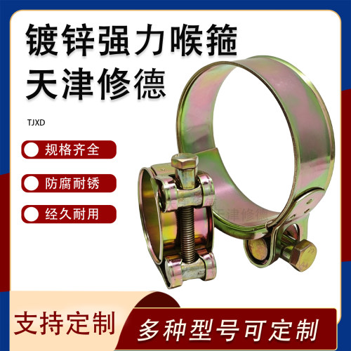 铁镀锌强力喉箍水管卡箍抱箍管箍