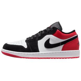 Jordan Black 舒适 防滑耐 White Red Low Air Gym