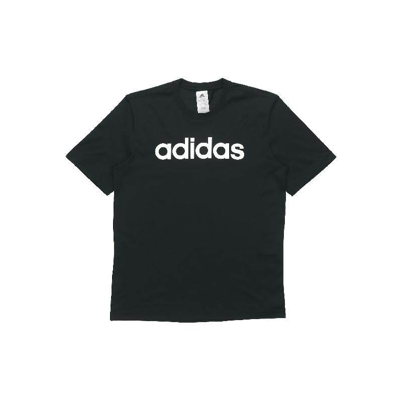 adidas E Lin Tee 休闲运动短袖T恤 男款 黑色 送男友