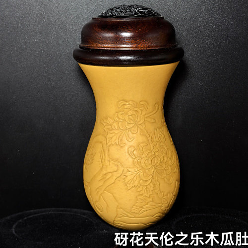 天一阁天津押花砑花天伦之乐贵子六本落木瓜肚蝈蝈葫芦鸣虫用具