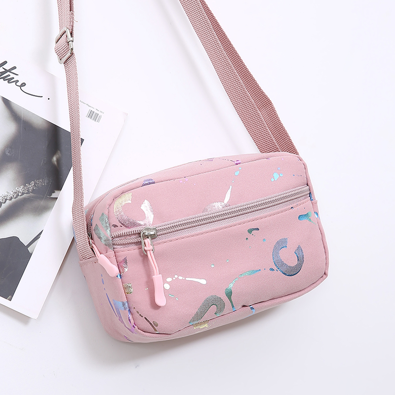 时尚运动手机包休闲单肩包新款女士斜挎包轻便防水尼龙小包女潮包