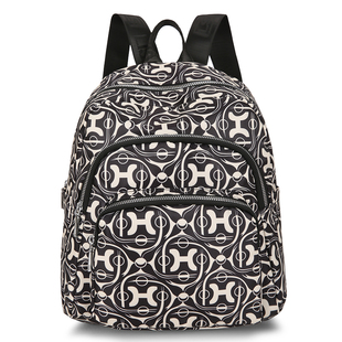 牛津布双肩包女士2026新款休闲尼龙帆布防泼水轻便旅行妈妈小背包