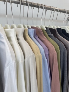 半高领双面德绒打底衫女秋冬内搭2025年新款加厚女士保暖上衣洋气