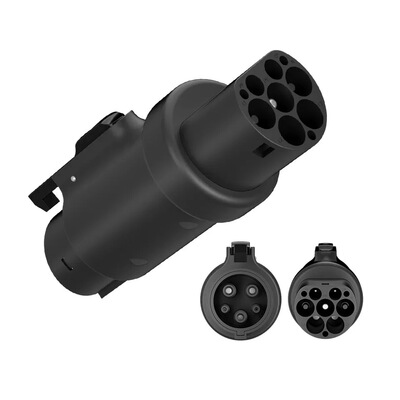 充电桩转换头欧标转美标32A慢充Type2转type1交流J1772美规T2转