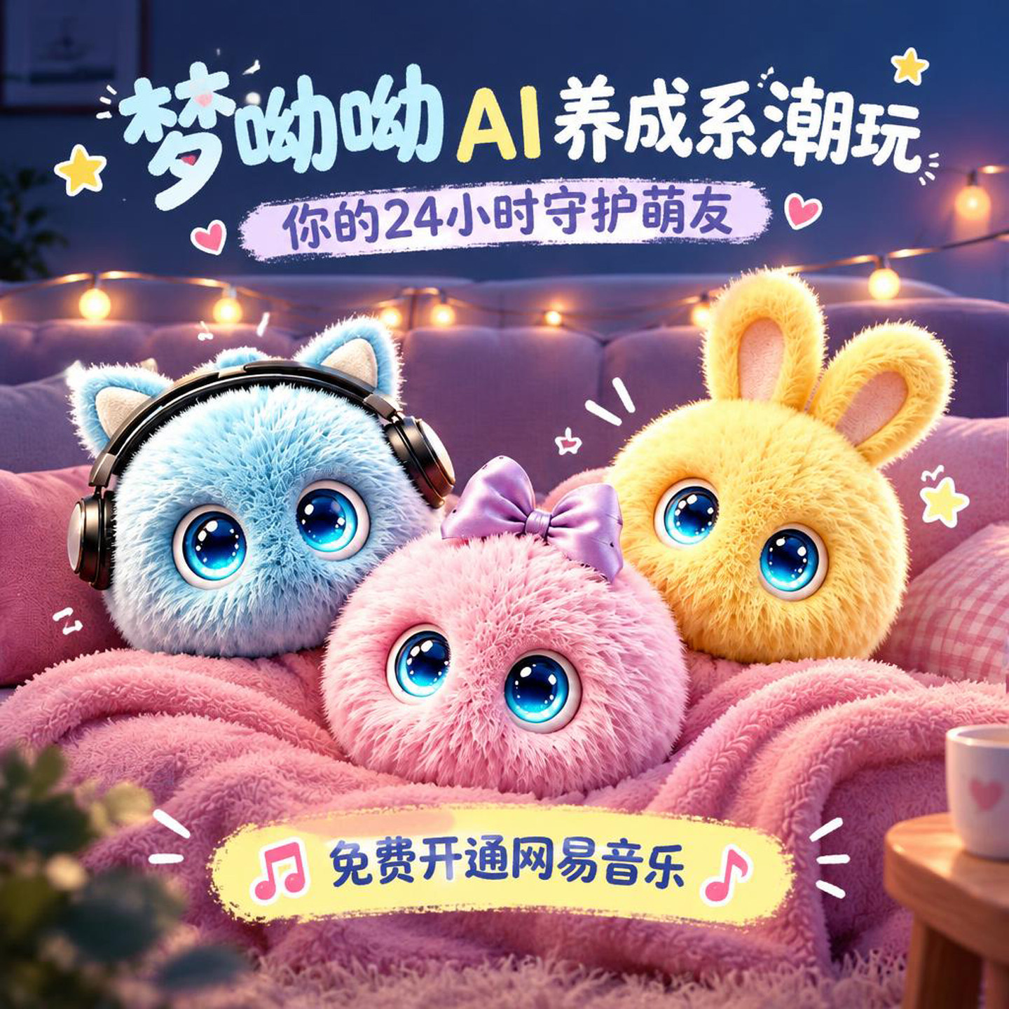 2026新款豆包ai智能机器人对话陪伴电子宠物毛绒玩具儿童聊天搭子