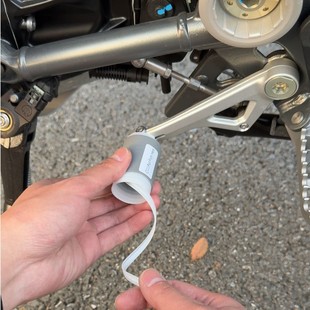 摩托车挡杆套挂挡套挂换挡防赃鞋 备保护套 硅胶自缩机车骑行装