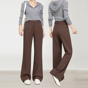 女2025新拖地休闲阔腿裤 裤 休闲高腰雅痞西装 菲尔娅奇通勤时尚