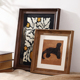 复古画框架装 裱空框4k8k水彩素描a3a4油画拼图定制仿木质相框挂墙
