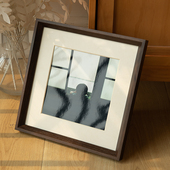 正方形书法画框字画装 裱国画相框挂墙33架实木框38十字绣50裱框