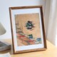 实木相框挂墙16寸20海报装 裱画框8K开4k儿童作品素描拼图框架A3a4
