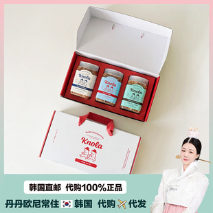 【韩国直邮】Knola granola南瓜子椰子香蕉无花果燕麦刘虞佳推荐
