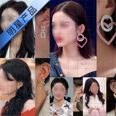 喜欢你我也是同款耳环古力娜扎周洁琼应采儿将林伶王蓓冯雨项链饰