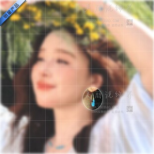 突如其来的假期阚清子同款耳环蓝色甜美耳饰耳钉女高级感显脸瘦女