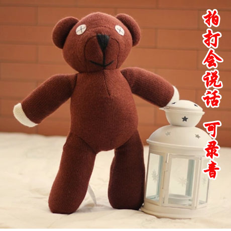 泰迪熊正版录音憨豆先生毛绒玩具