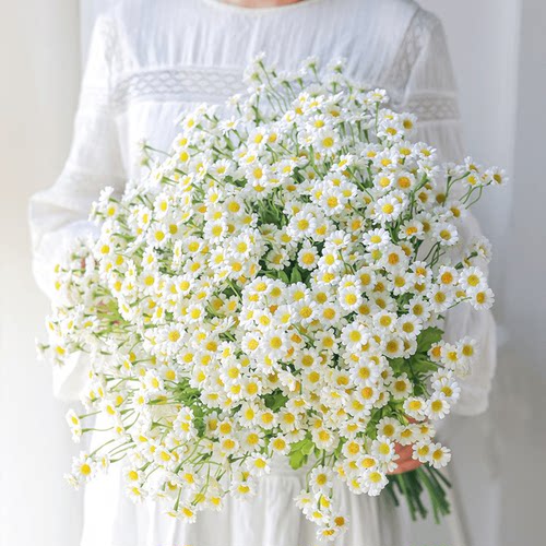 30头洋甘菊仿真花小清新雏菊花束