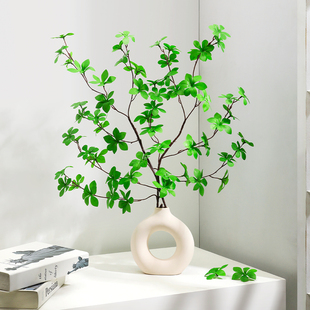 仿真绿植吊钟假植物假花北欧客厅餐桌玄关电视柜桌面陶瓷装饰摆件