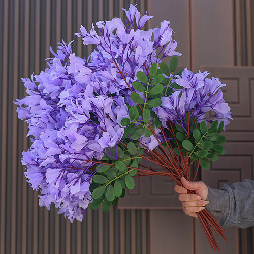 仿真蓝花楹单支室内婚庆绢花